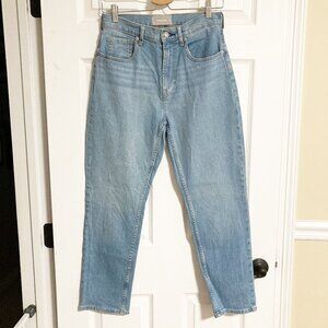 Everlane High Waist Straight Ankle Leg Jean Size 28